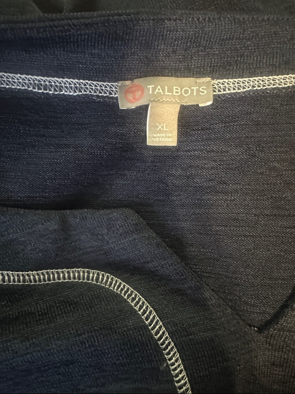 Talbots 3/4 sleeve top size XL - Picture 3 of 4